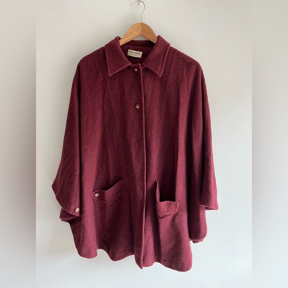 1980s Gobi Cashmere Cape